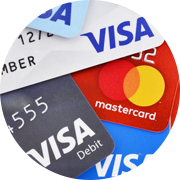 International card brands (for example, Visa, MasterCard)